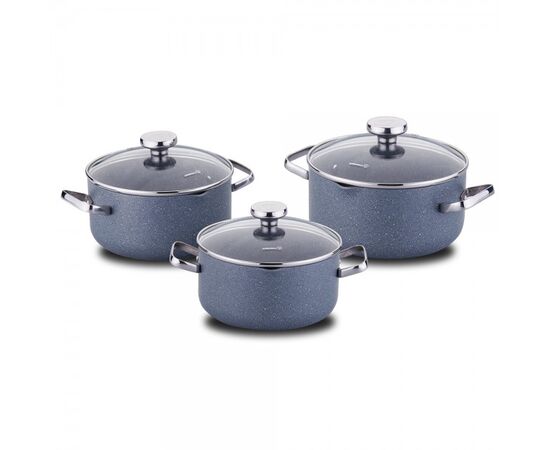 Korkmaz A2863 Stona Cookware Set 6pcs