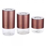 Korkmaz A5520-2 Storage Box 3pcs Rosegold